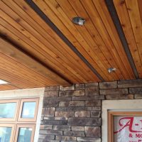 STK Cedar Soffit Installation